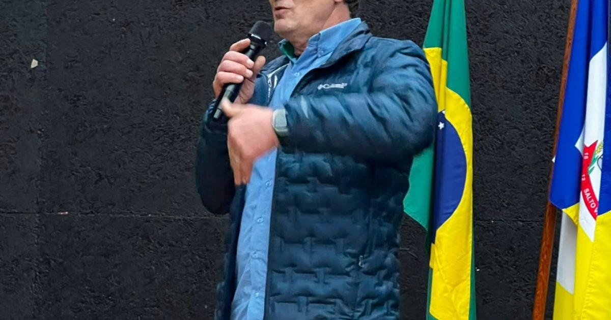 Discurso durante a cerimônia